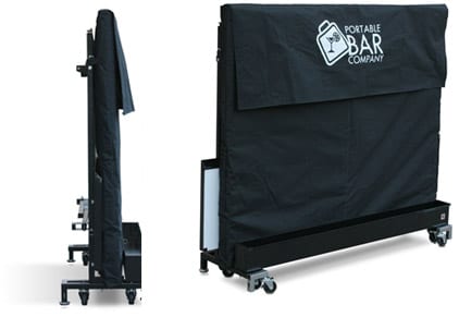 Space efficient portable bars