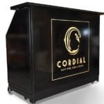 Cordial Standard Portable Bar In Black Frame