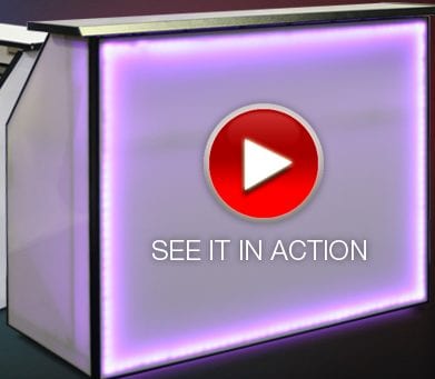 Click to see one of our line of commercial portable bars in action. Set-up and Tear Down in Less than 5 minutes!