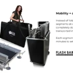 Flash bar modular system mobility and durability