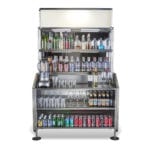 Back Bar with mirror as back panels Back Bar with mirror as back panels