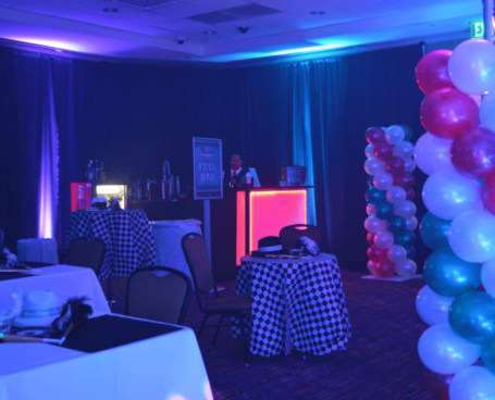 Compact Portable Bar with LEDs at Bear River Casino & Resort Compact Portable Bar with LEDs at Bear River Casino & Resort
