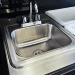 Professional portable bar sink detail Professional portable bar sink detail