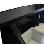 Compact Portable Bar Black Frame - Detail Compact Portable Bar Black Frame - Detail