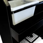 Compact Portable Bar Black Frame - Detail Compact Portable Bar Black Frame - Detail
