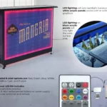 Standard Portable Bar LED system on acrylic panels