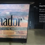 Standard Portable Bar Vinyl print over laminate finish 2