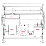 Flash Bar Contained Sink Components Diagram