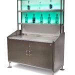 Large Back Bar with LED and cabinet doors