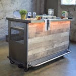 The Distressed Portable Bar – Beer Serving station