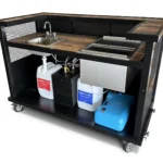 Black Heavy Duty Bar Self Contained Sink