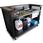 Black Heavy Duty Bar Self Contained Sink