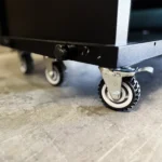 Black Heavy Duty Bar - Caster Detail