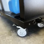 Black Heavy Duty Bar - Caster Detail
