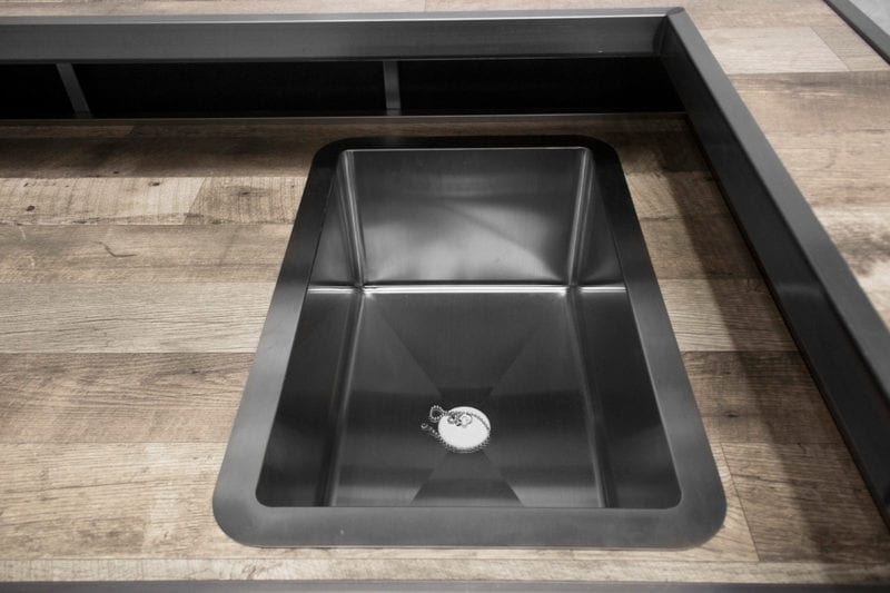 Distressed Portable Bar Ice Bin