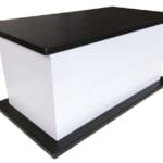 Jockey Box Cover with top and bottom panels in Black finish