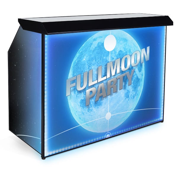 Professional Bar with Full Moon panels