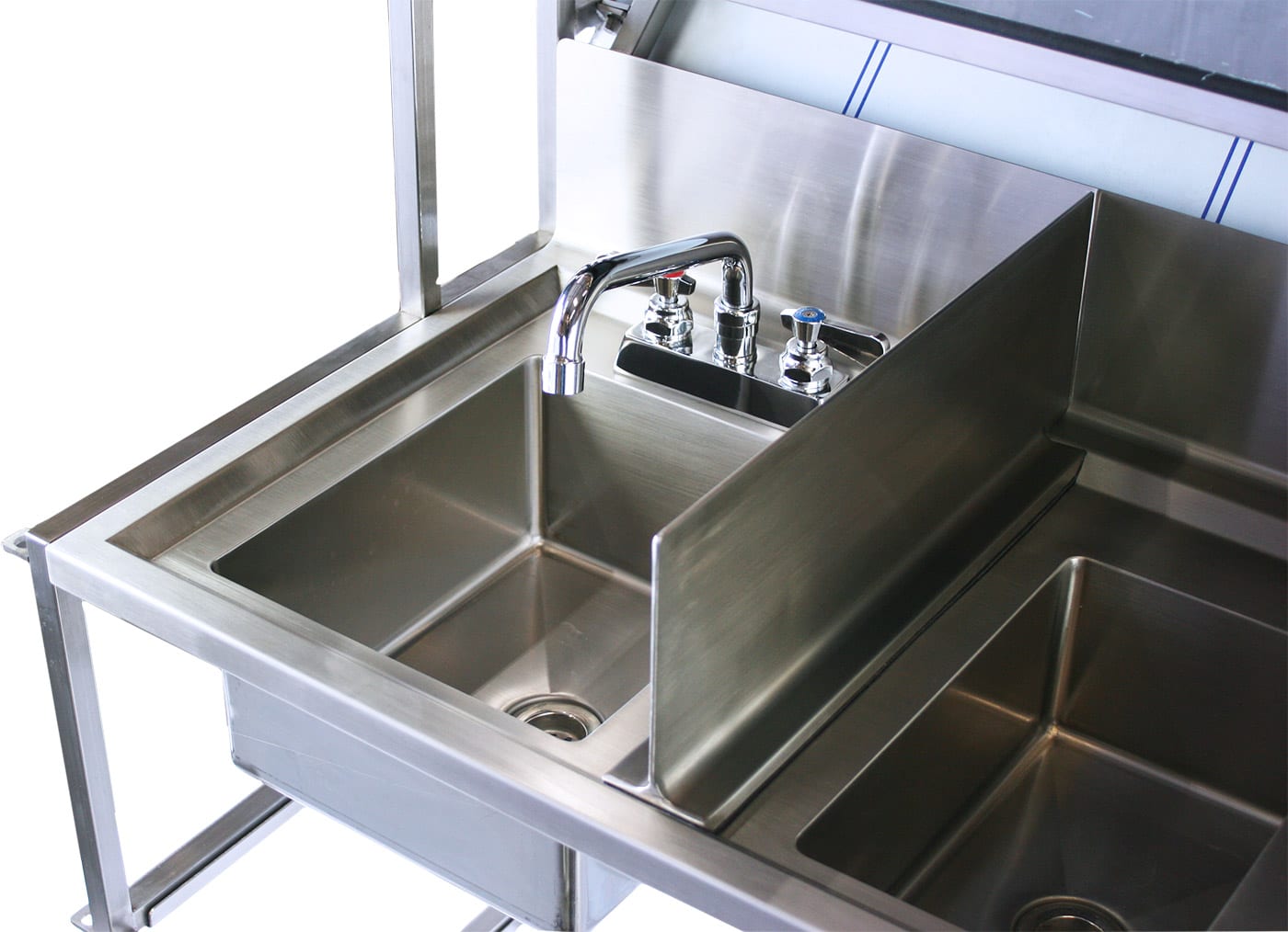 Full Self Contained 4 Basin Sink System