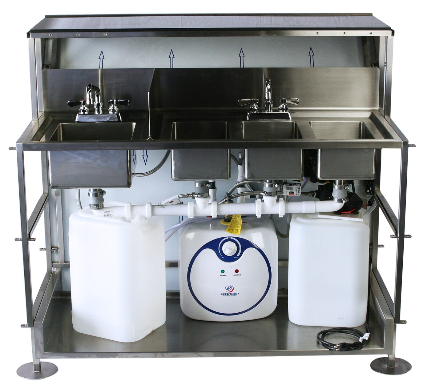 Full Self Contained 4 Basin Sink System