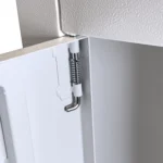 Fold and Roll Back Bar with White Frame – Detail Close-Up Fold and Roll Back Bar with White Frame – Detail Close-Up
