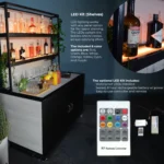 Fold and roll shelves LED lighting Fold and roll shelves LED lighting