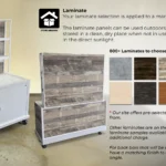 Fold and roll back bar textured laminate explanation Fold and roll back bar textured laminate explanation