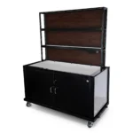 The Fold & Roll Back Bar with Cocoabala Laminate Top Panel The Fold & Roll Back Bar with Cocoabala Laminate Top Panel