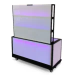 The Fold & Roll Back Bar Black Frame with Full LED Kit - Back v2 The Fold & Roll Back Bar with Full LED Kit - Back View