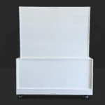 The Fold & Roll Back Bar with White Frame - Back View The Fold & Roll Back Bar with White Frame - Back View
