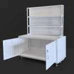 The Fold & Roll Back Bar with White Frame – Doors Open The Fold & Roll Back Bar with White Frame – Doors Open