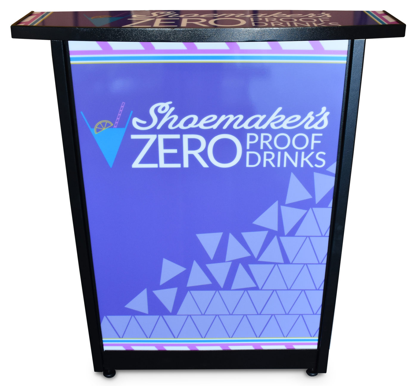 Compact Bar Black Frame Shoemakers Zero Proof Drinks