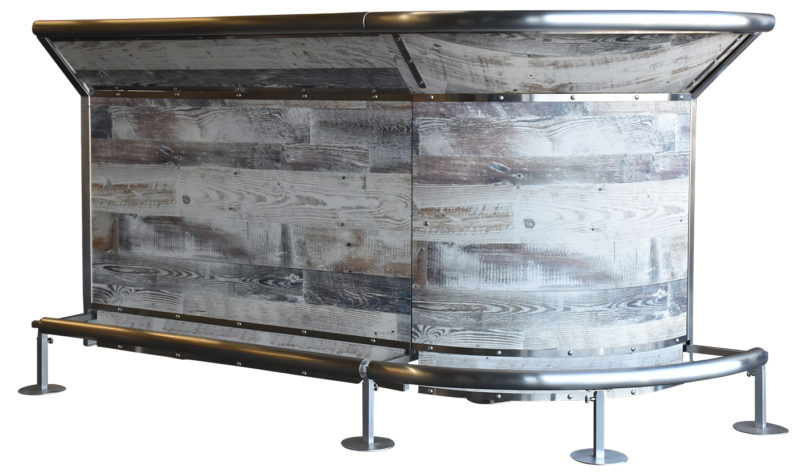Flash Bar Modular System Antique Limed Pine Laminate