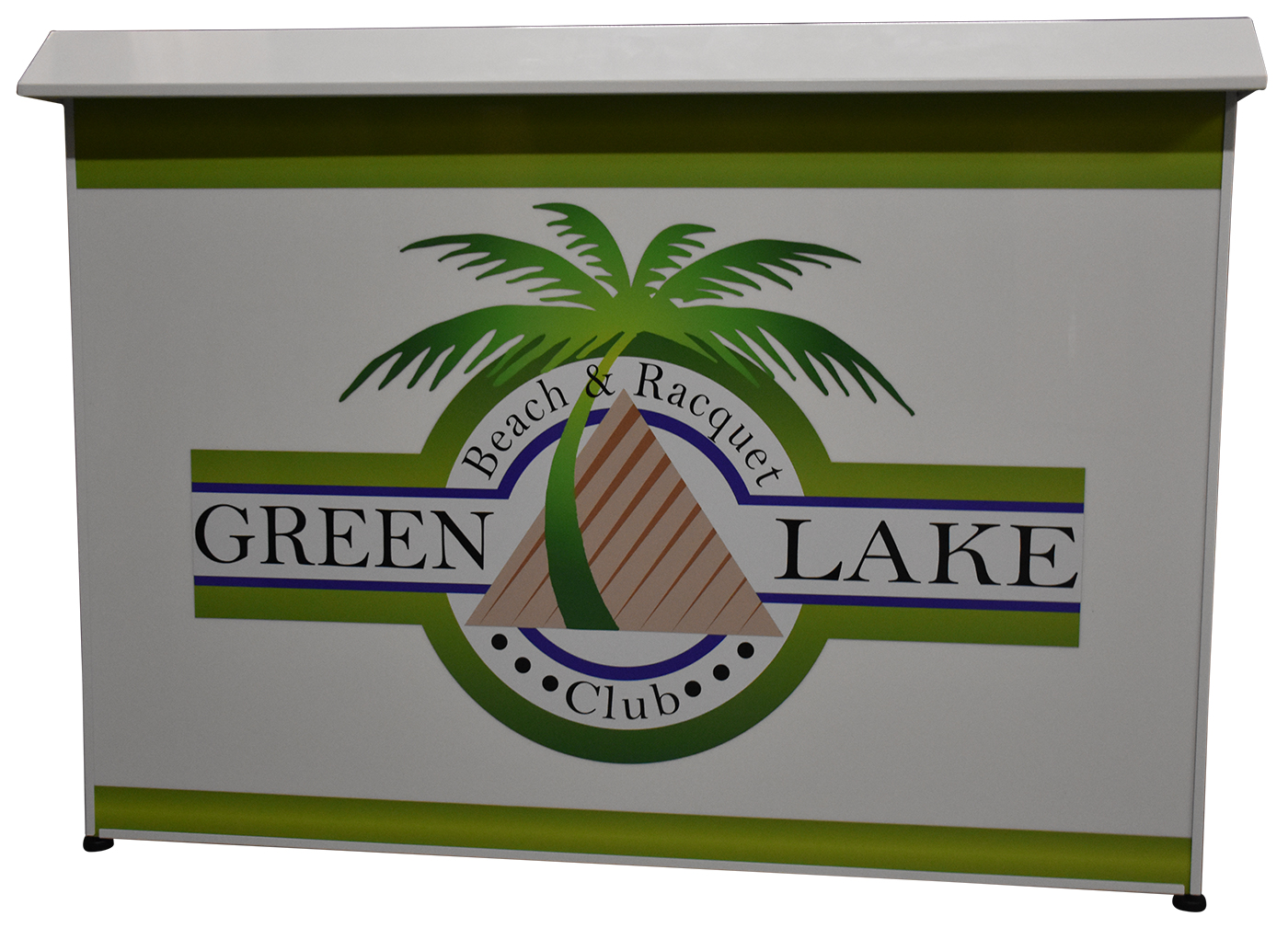 Professional Bar White Frame Green Lake Beach & Racquet Club