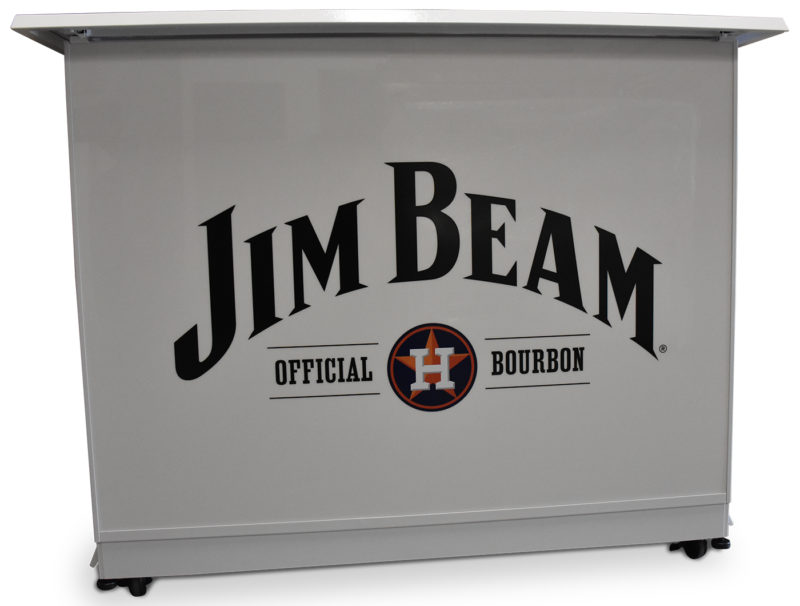 Standard Bar White Frame Jim Beam