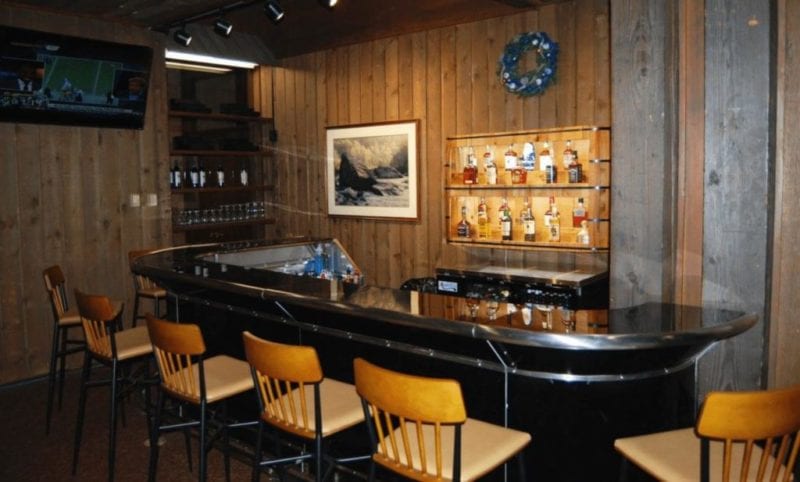 Flash Bar with Black Acrylic Panels Made for Kentucky State Parks