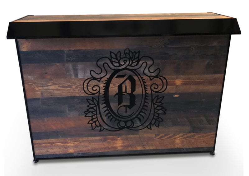 Briar Club Professional Bar with black frame - Front View