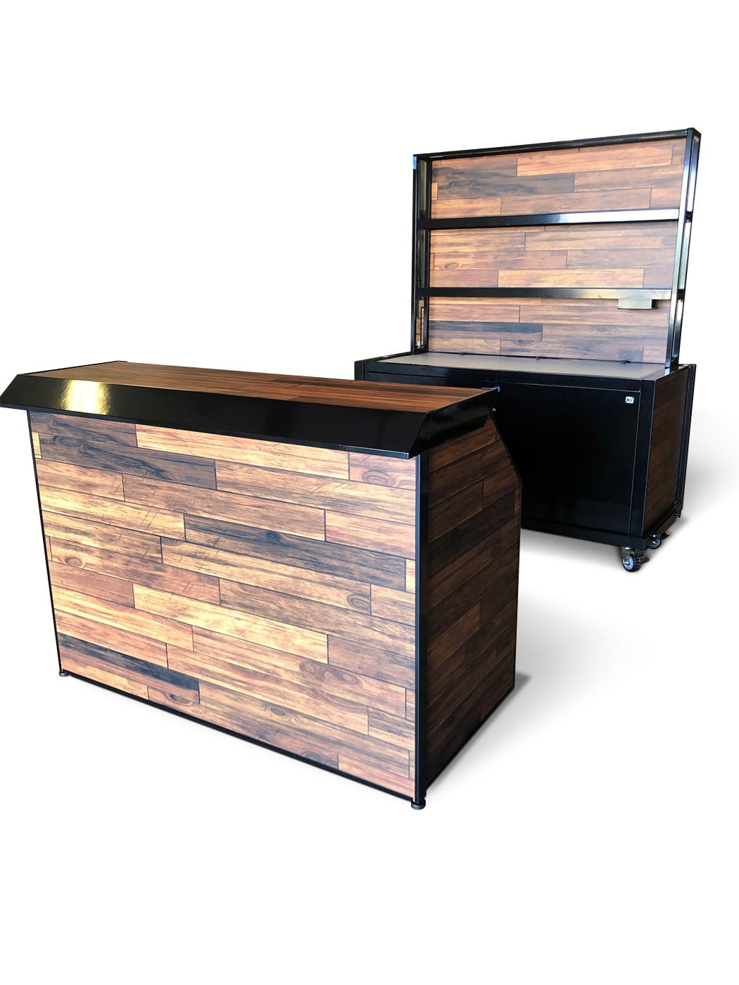 Grand Hyatt Kauai Resort & Spa Professional Bar and Fold and Roll Back Bar in Black Frame