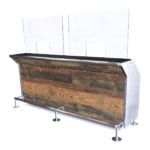 Sneeze Guard for FB Straight Segment - laminate 2 straight a