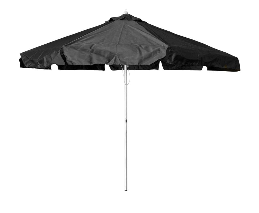 Umbrella With Flap - Black