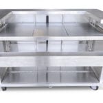 Stainless Steel Heavy Duty Fold and Roll Portable Bar