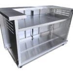 Stainless Steel Heavy Duty Fold and Roll Portable Bar View without Speed Rail