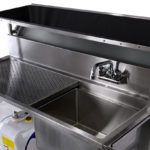 Full Self Contained Sink with Drainboard for Flash Bar