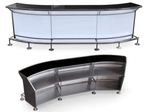 The Custom Illuminated Slightly Curved Bar