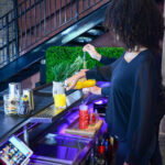 Flash bar modular system accessories behind the bar