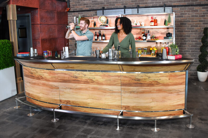 Flash bar modular system circular straight circular