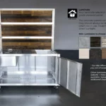 Stainless Steel Fold and Roll Back bar - laminate explanation