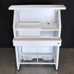 Compact Portable Bar White Frame - Back Compact Portable Bar White Frame - Back