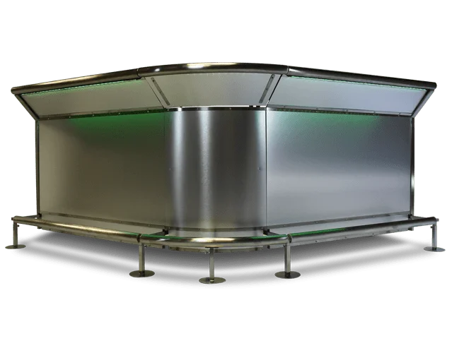 Flash Bar Modular Bar in metallic laminate