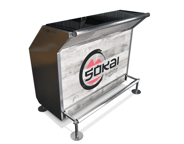 Sokai Flash bar straight segment with custom graphcis