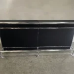 Flash Bar in Matte Black Vinyl Print with Black Seaboard Counters